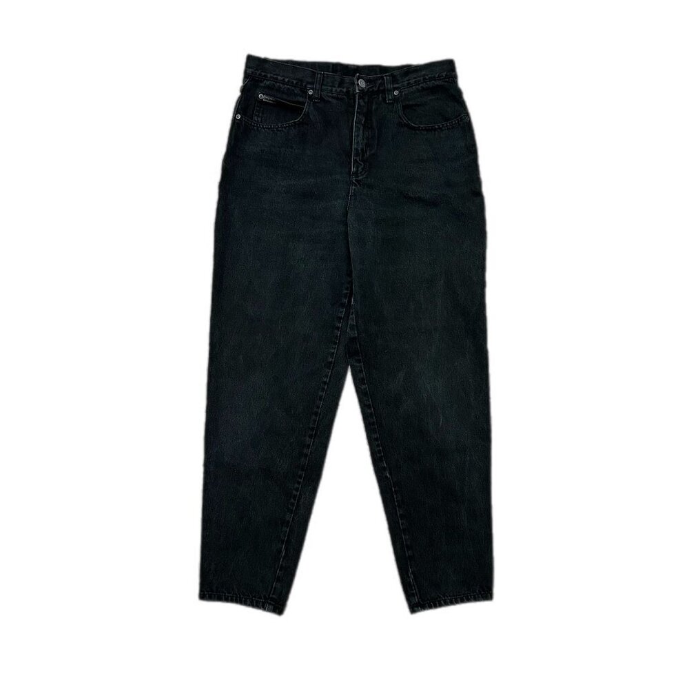 Vintage NY Jeans 100% Cotton Easy Fit – Black- Size 14 W-34"